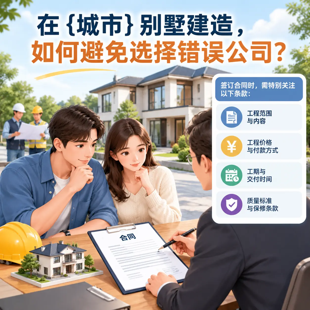 在 沿河 别墅建造,如何避免选择错误公司?