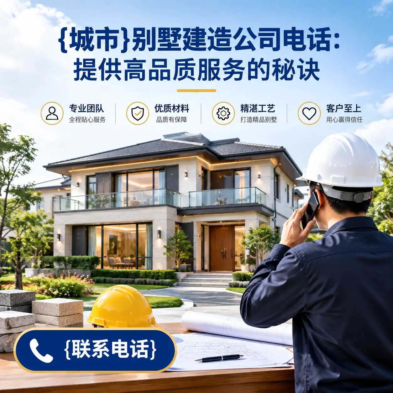 沿河别墅建造公司电话：提供高品质服务的秘诀