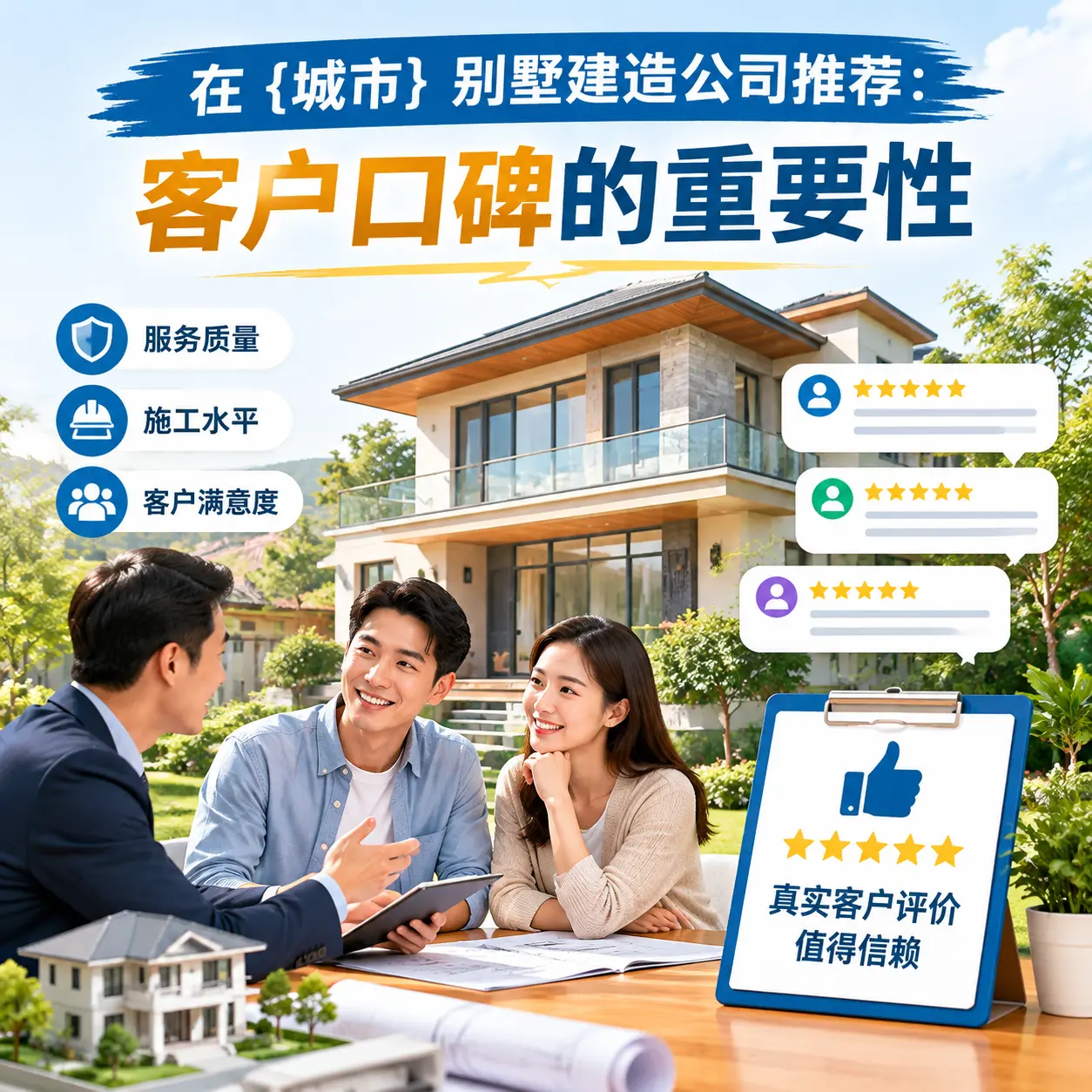 在 沿河 别墅建造公司推荐：客户口碑的重要性
