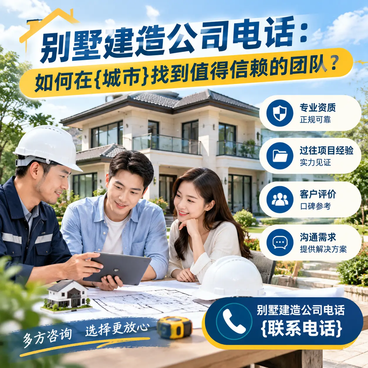 别墅建造公司电话:如何在沿河找到值得信赖的团队?