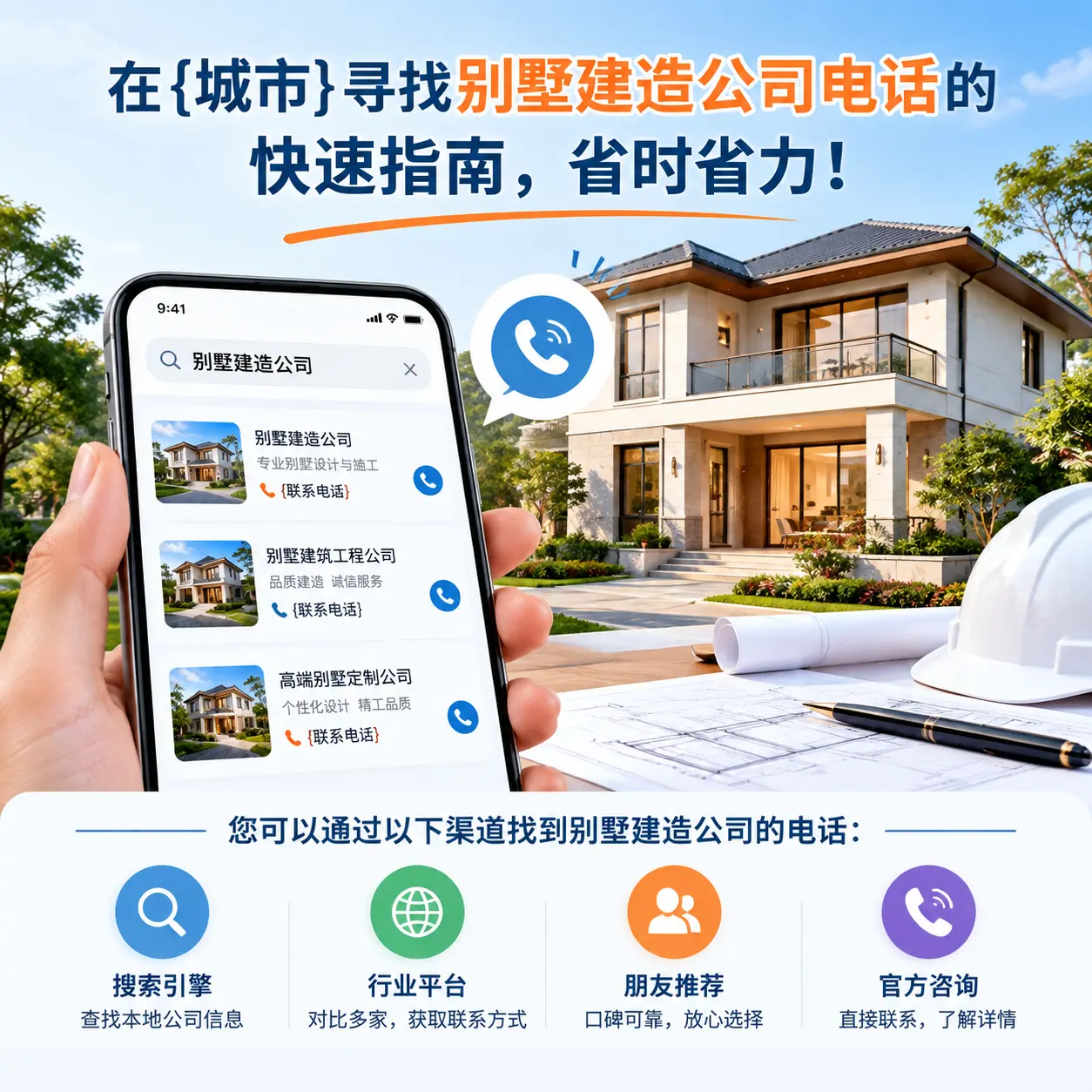 在沿河寻找别墅建造公司电话的快速指南,省时省力!