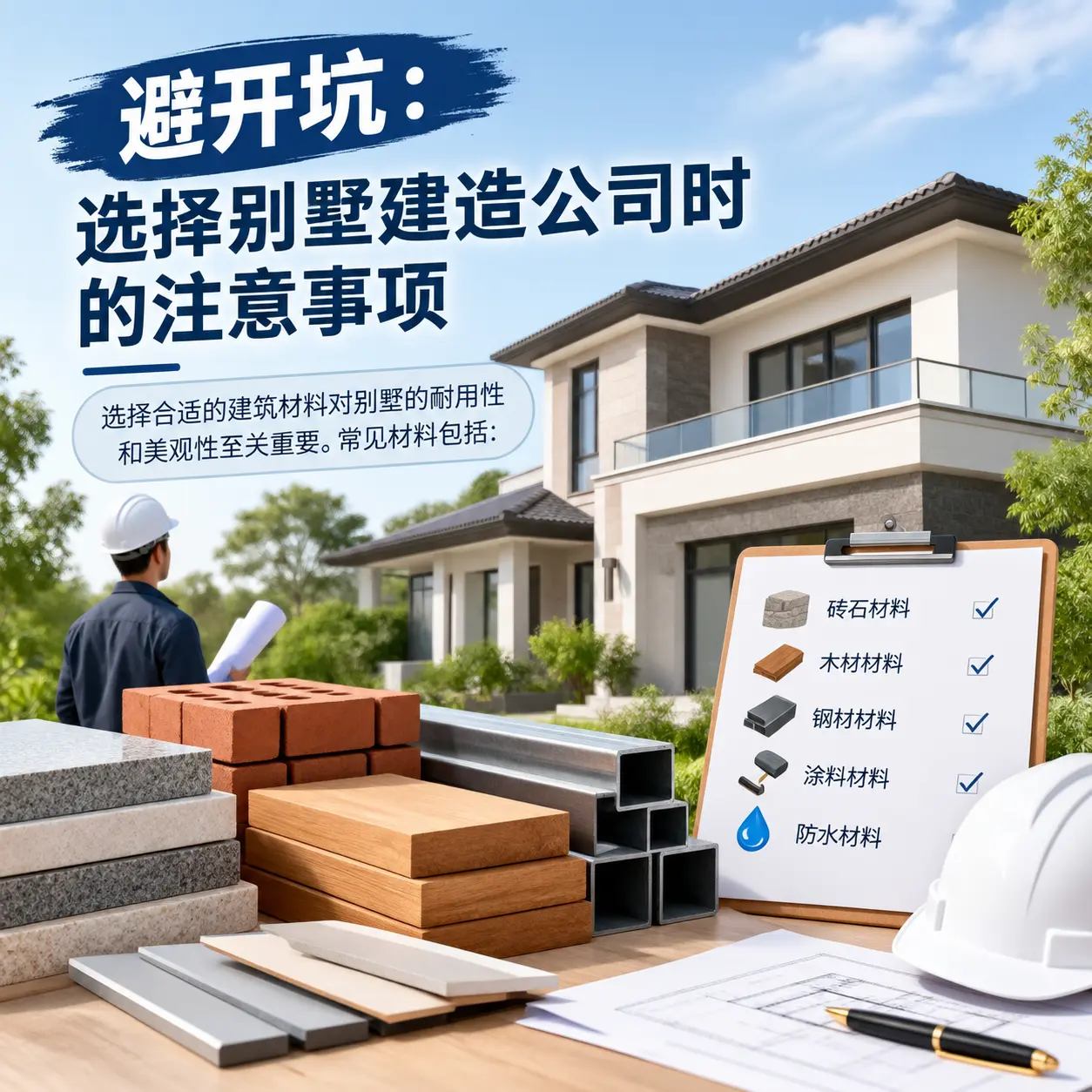 避开坑：选择 沿河 别墅建造公司时的注意事项