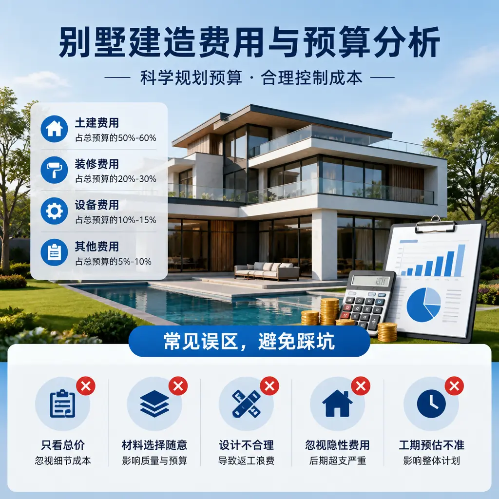 别墅建造公司推荐: 沿河 建造别墅的费用与预算分析