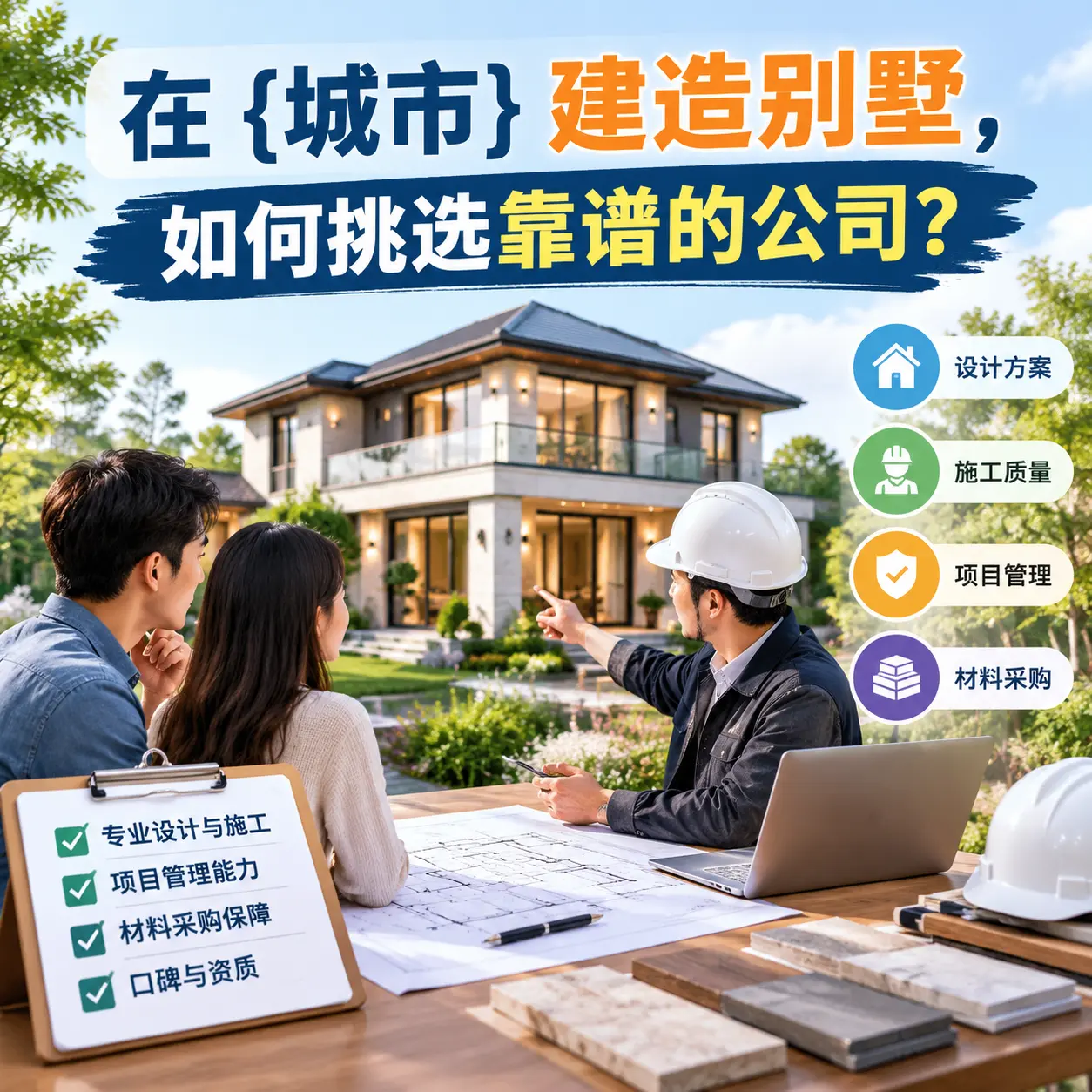在 沿河 建造别墅，如何挑选靠谱的公司？