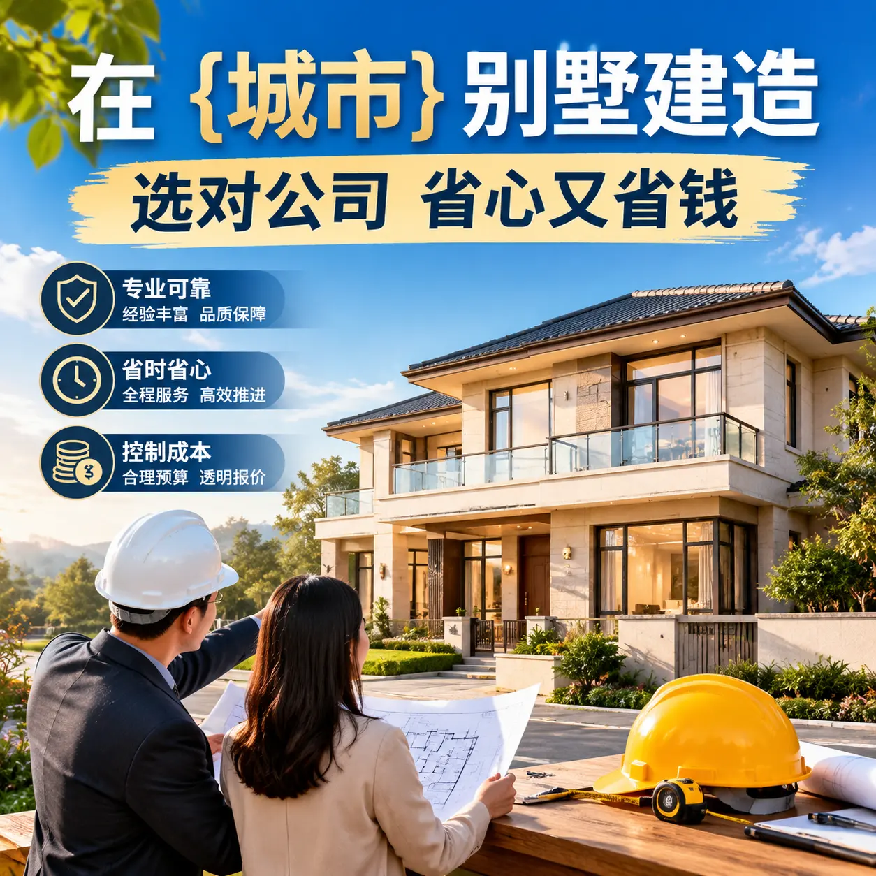在 沿河 别墅建造，选对公司省心又省钱