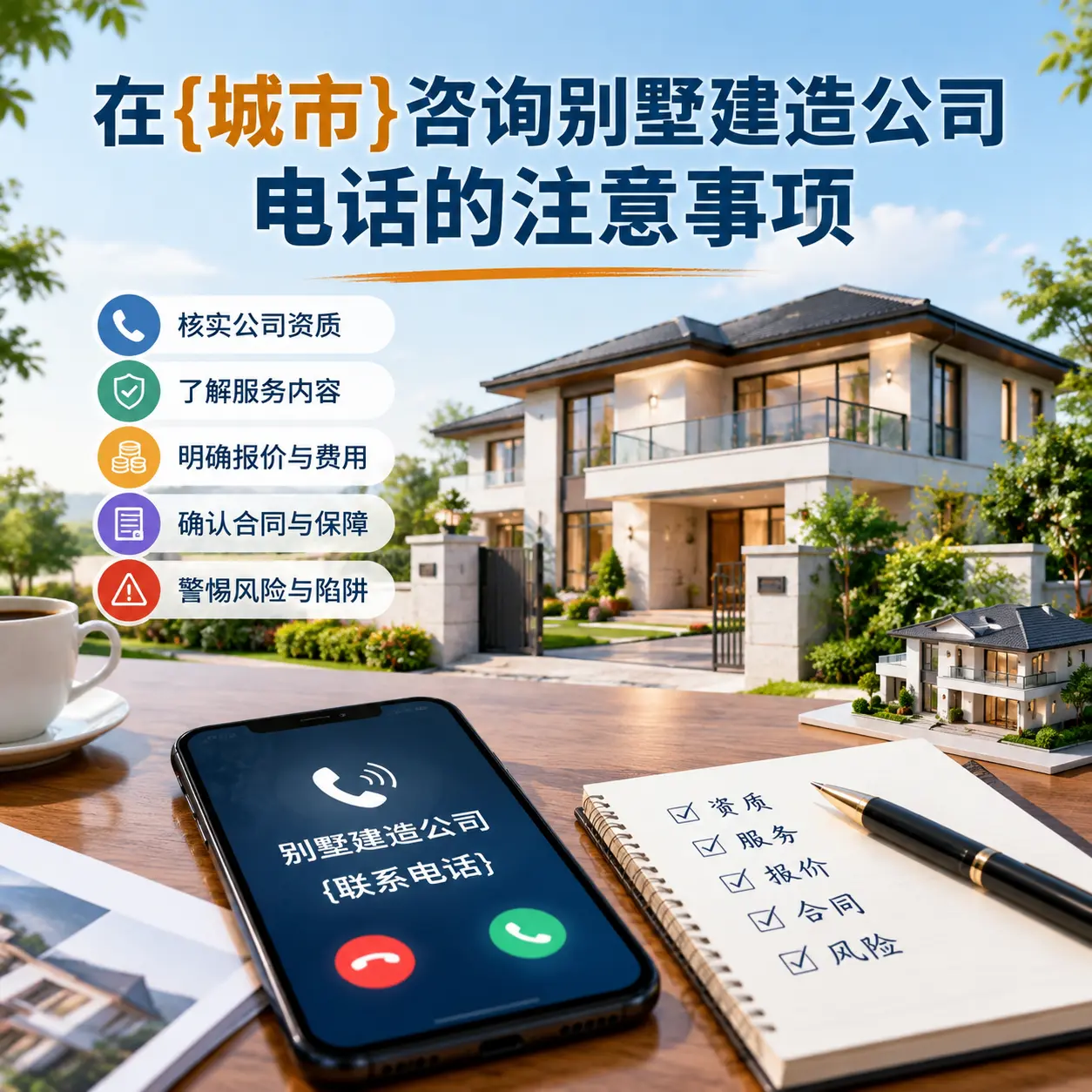 在沿河咨询别墅建造公司电话的注意事项