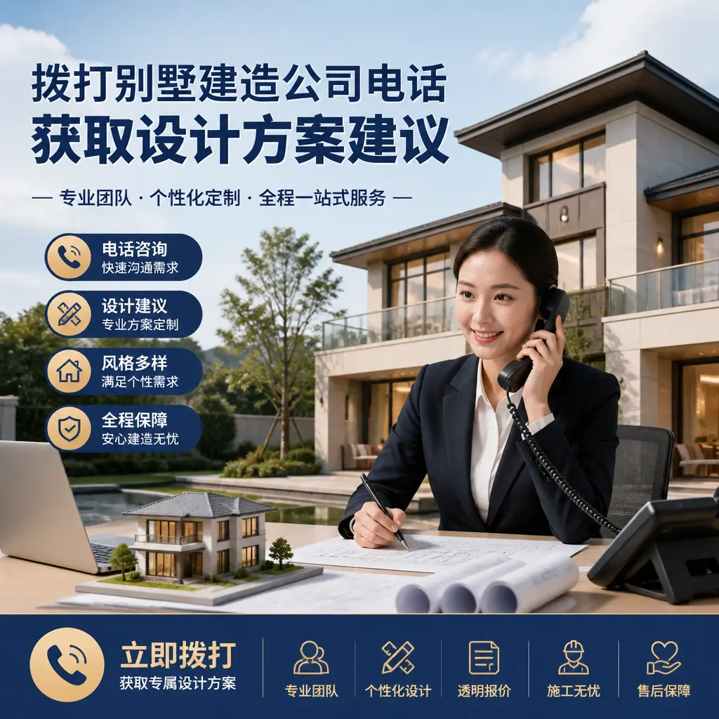 拨打沿河别墅建造公司电话,获取设计方案建议