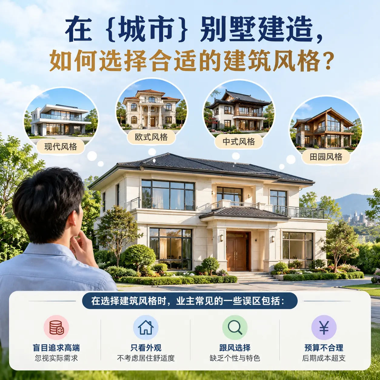 在 沿河 别墅建造,如何选择合适的建筑风格?