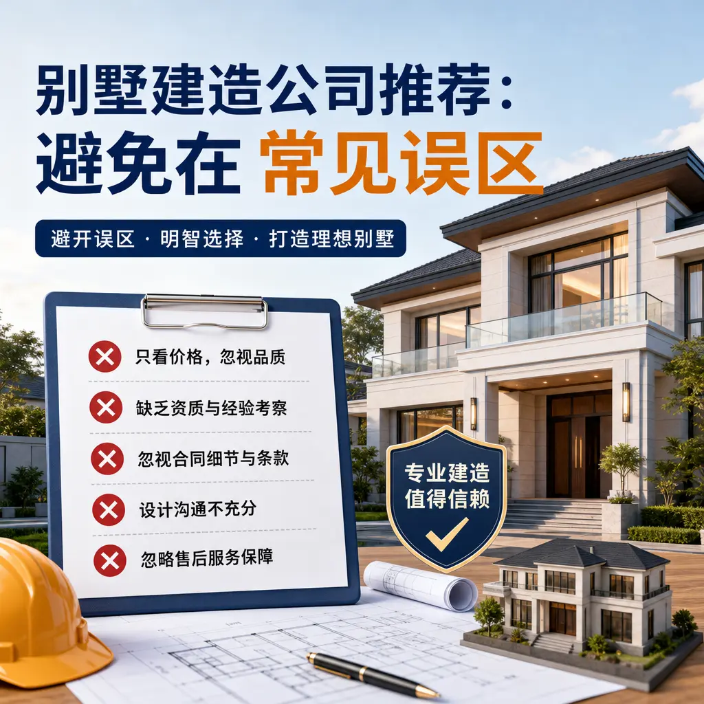 别墅建造公司推荐:避免在 沿河 的常见误区