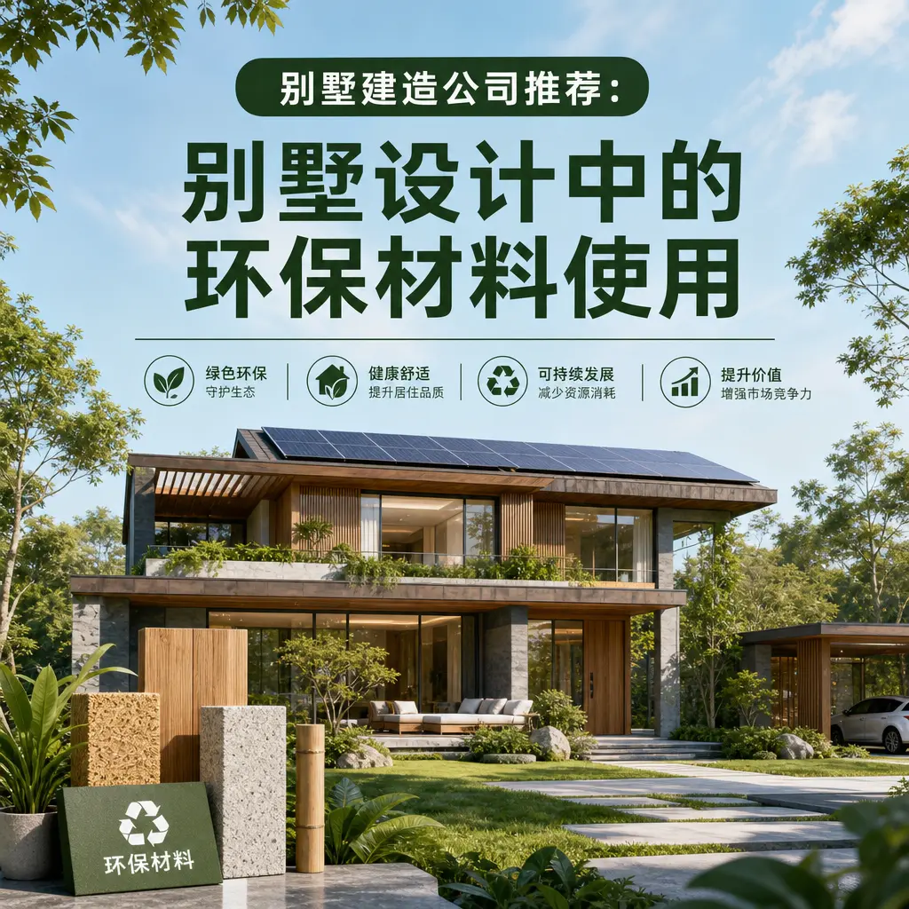 别墅建造公司推荐: 沿河 别墅设计中的环保材料使用