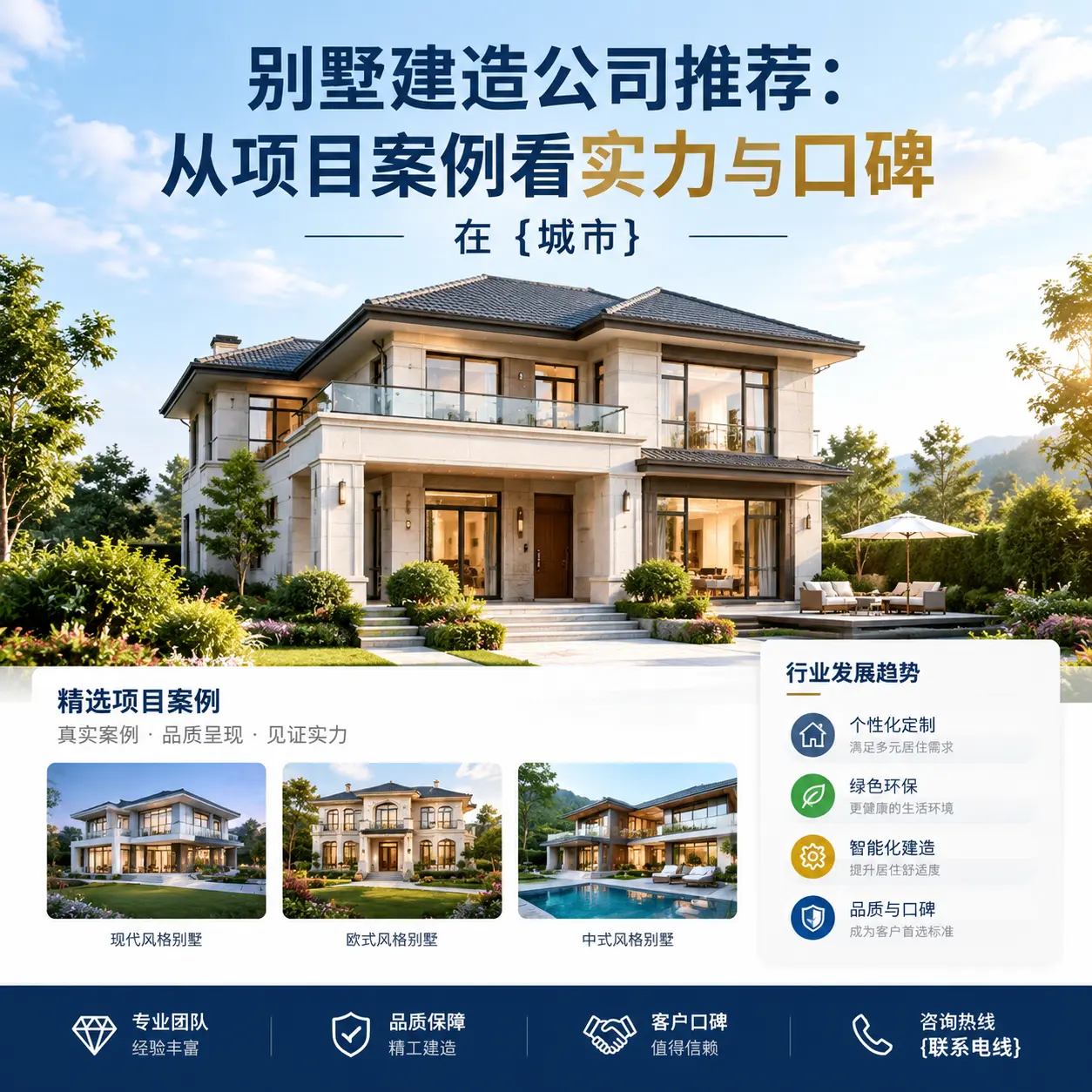 别墅建造公司推荐：从项目案例看实力与口碑在 沿河